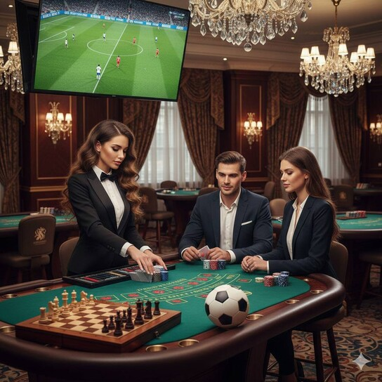 Luxurious Instant Play Casino Interface